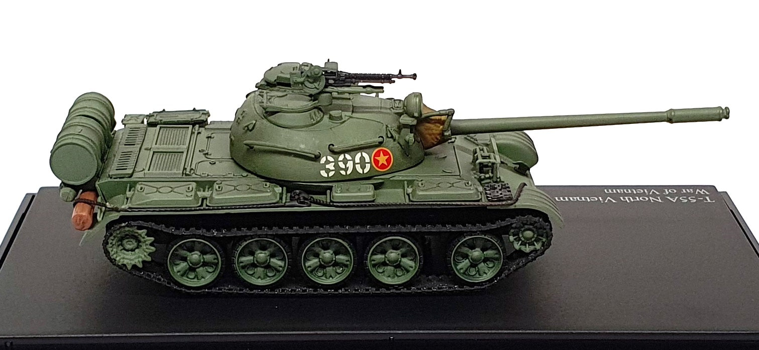Hobby Master 1/43 Scale HG3304 - T-55A Tank North Vietnam Army - Green