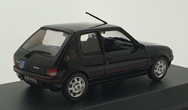 Norev 1/43 Scale 471734 - 1992 Peugeot 205 GTi 1.9 - Black with PTS deco