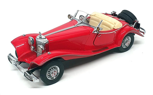 Franklin Mint 1/24 Scale FM500KR - Mercedes 500K Special Roadster - Red