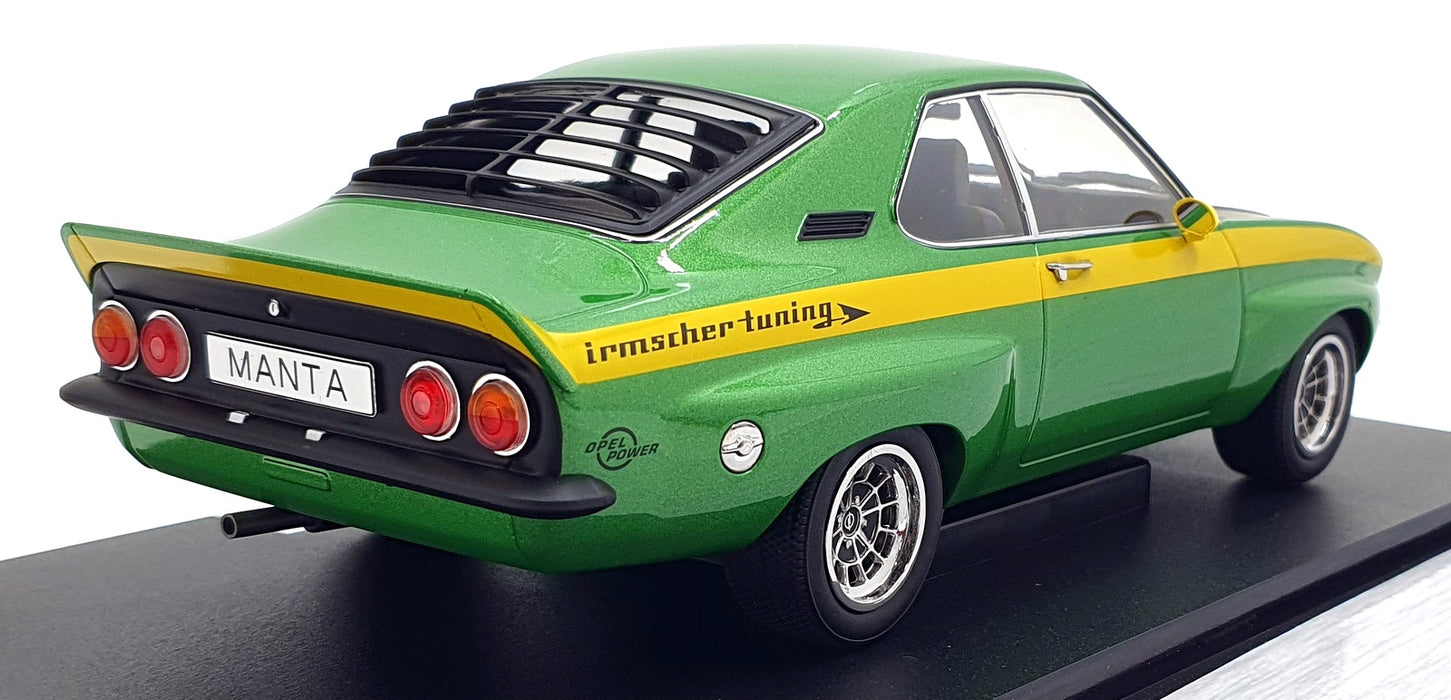 MCG 1/18 Scale Diecast MCG18425 - Opel Manta A - Met. Green