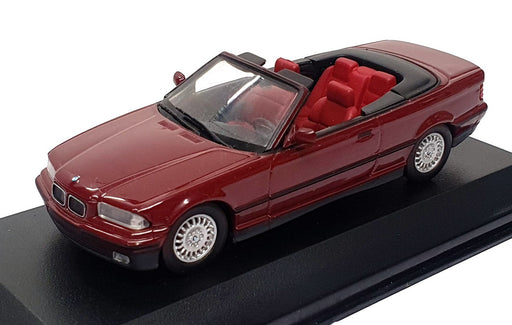Minichamps 1/43 Scale 430 023332 - 1992 BMW 3 Series Cabriolet - Red