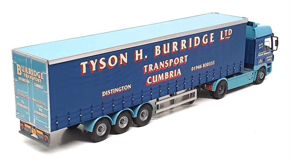 Corgi 1/50 Scale CC13603 - DAF CF Curtainside (Tyson H. Burridge Ltd) Blue
