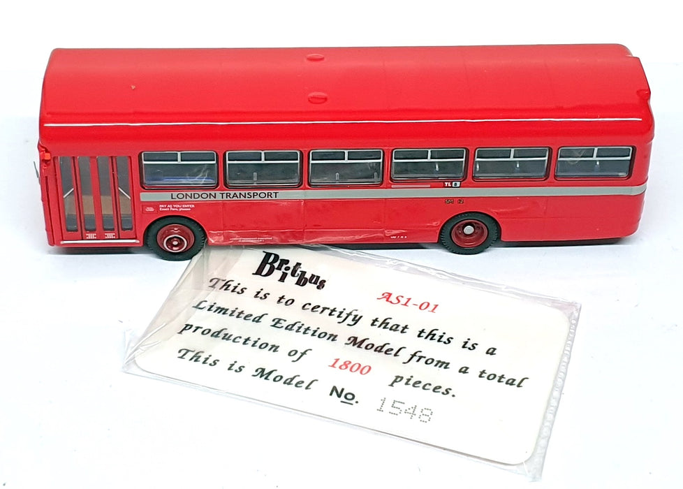 Britbus 1/76 Scale AS 1-01 - AEC Swift Short Single Dr. SD London Bus R160