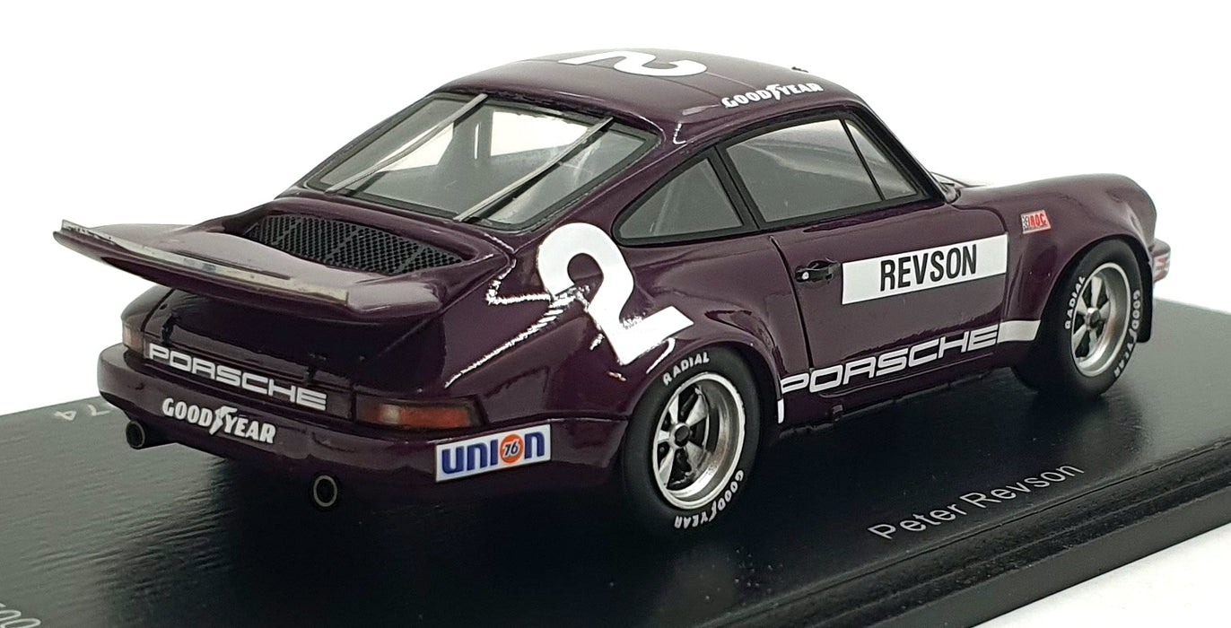 Spark 1/43 Scale US143 - Porsche RS 3.0 #2 2nd IROC Daytona 1974
