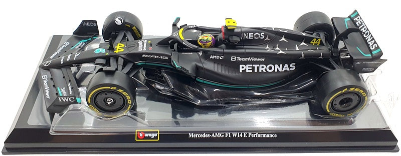 Burago 1/24 Scale 18-28028 - F1 Mercedes W14E Performance #44 L.Hamilton