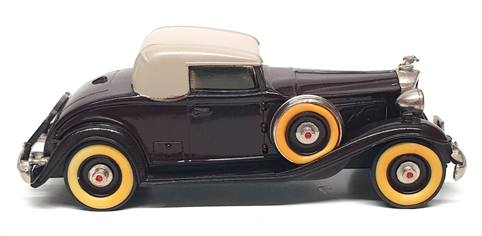 Brooklin Models 1/43 Scale BRK6 001 - 1932 Packard Light 8 - Dk Maroon/Dove Grey