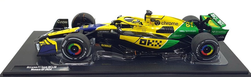 Solido 1/18 Scale Diecast S1814204 - McLaren F1 Team MCL38 #81 Monaco GP 24