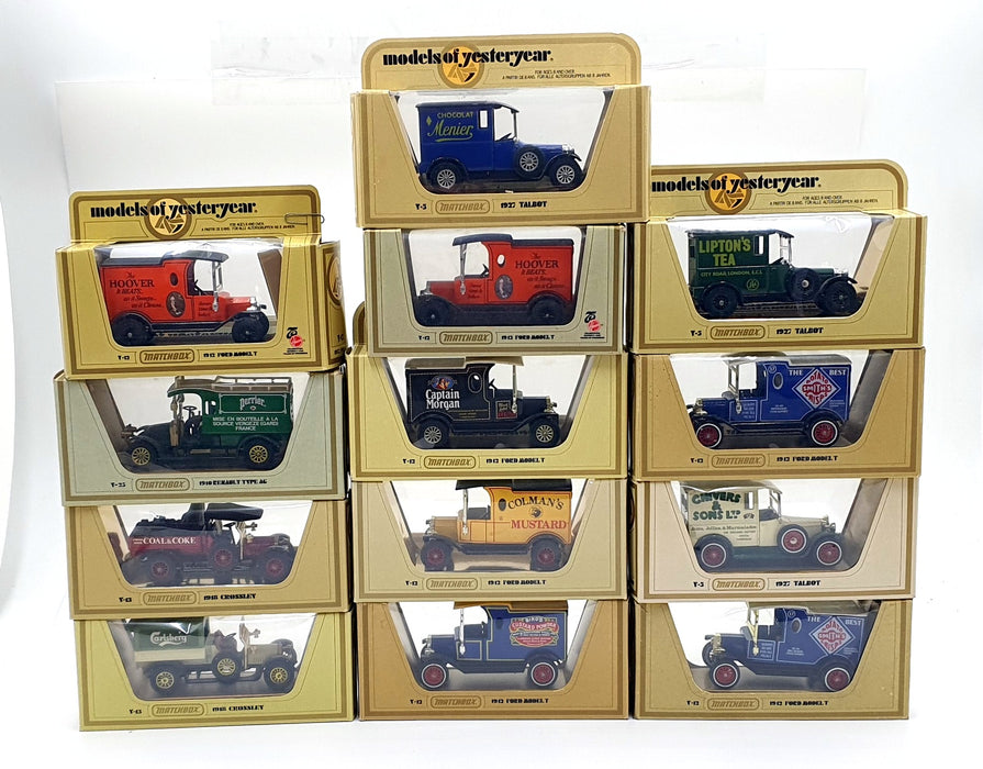 Matchbox Models Of Yesteryear MBSET13C - Collection Of 13 Assorted Vans