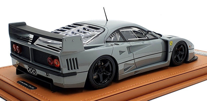 Tecnomodel 1/18 Scale TM18-286M - 1996 Ferrari F40 24h LM Grey w/ Black Wheels