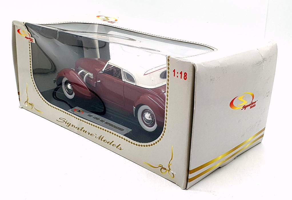 Signature 1/18 Scale 18112 - 1937 Cord 812 Supercharged - Red