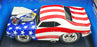 Muscle Machines 1/18 Scale Model 71165 - 1969 Chevrolet Camaro - USA Flag