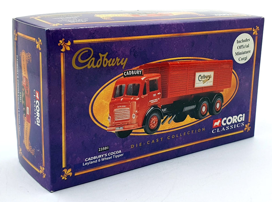 Corgi 1/50 Scale 23501 - Leyland 6 Wheel Tipper Cadbury's Cocoa Truck