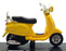 Maisto 1/18 Scale 39540 - 2013 Vespa LXV Moped - Yellow