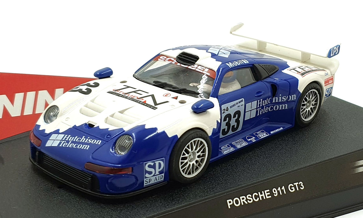 Ninco 1/32 Scale Slot Car 50187 - Porsche 911 GT3 #33 Supercup (Plata)