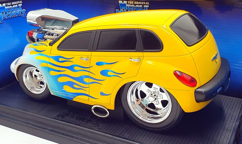 Muscle Machines 1/18 Scale Model 61190 - 2000 Chrysler PT Cruiser - Yellow