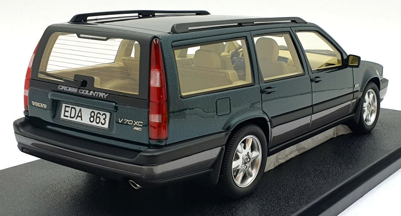 Cult 1/18 Scale CML181-2 - 1996-99 Volvo V70 XC Cross Country - Met. Blue/Green