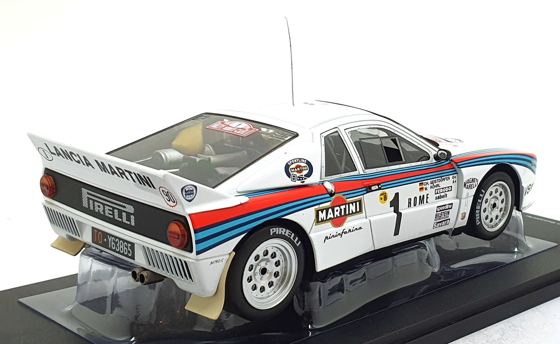 Werk83 1/18 Scale W1805901 Lancia 037 Team #1 Martini 1st Monte Carlo 1983