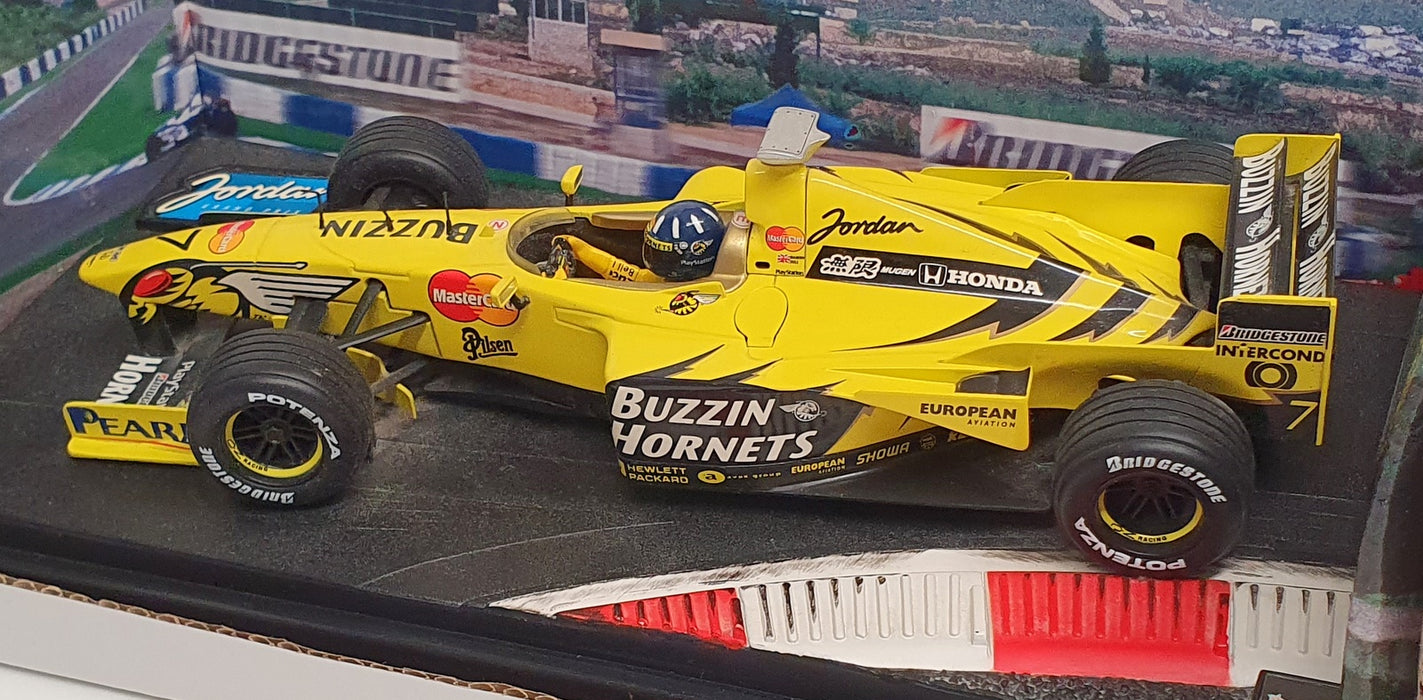 Hot Wheels 1/18 Scale 22822 - F1 Jordan 199 Launch Version Damon Hill F1