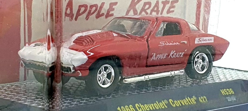 Castline M2 Machines 1/64 Scale HS36 - 1966 Chevrolet Corvette 427 - Red