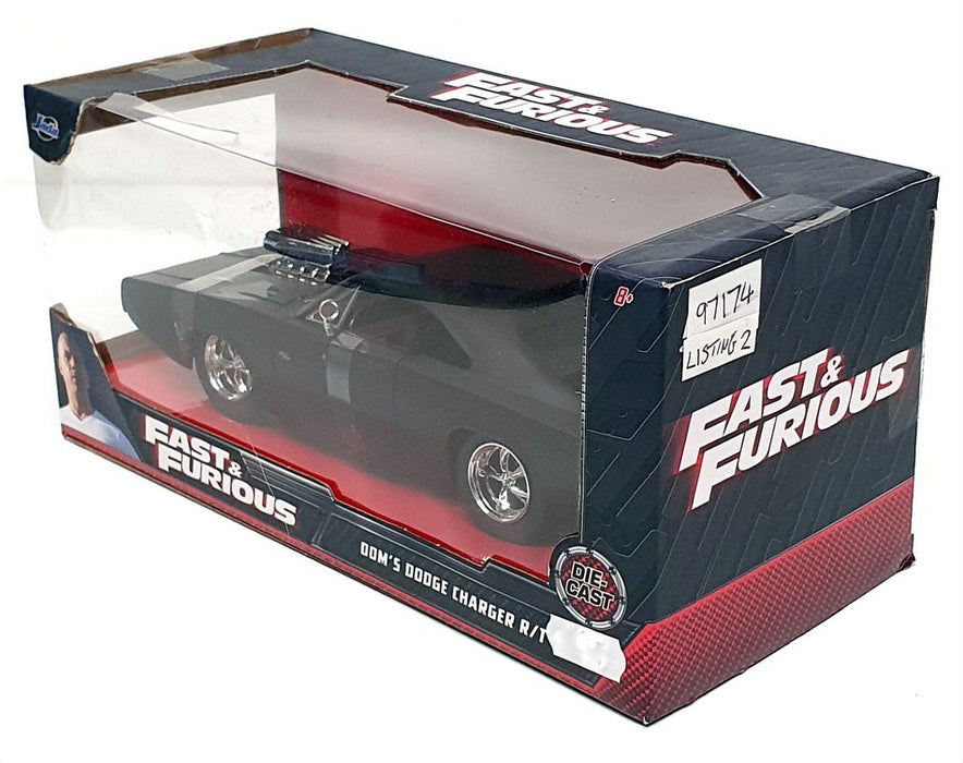 Jada 1/24 Scale 97174 - Fast & Furious Dom's Dodge Charger R/T - Black