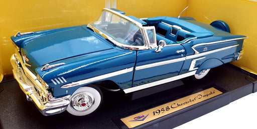 Motor Max 1/18 Scale Diecast 73100 - 1958 Chevrolet Impala - Met Green