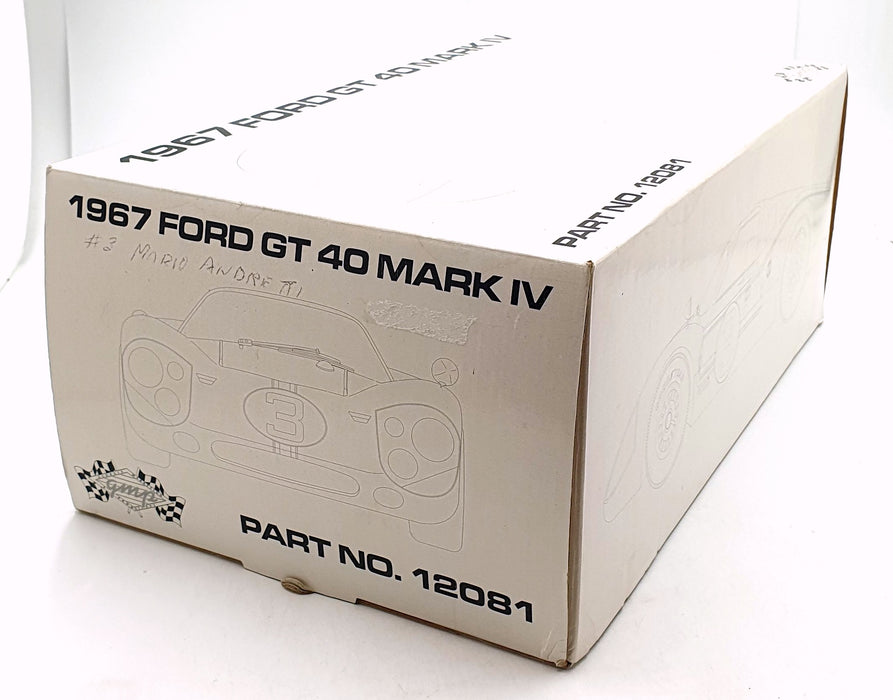 GMP 1/12 Scale 12081 - 1967 Ford GT40 Mark IV Mario Andretti/L.Bianchi