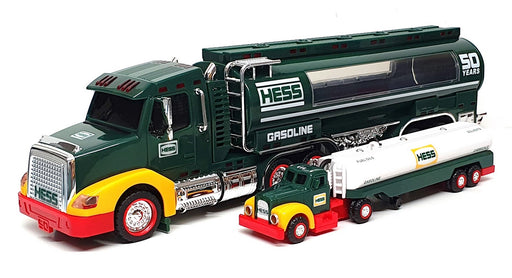 Hess Appx 40cm Long H6414 - Tanker Truck With Lights 50yrs 1964-2014 - Green