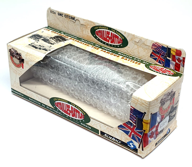 Solido 1/50 Scale Diecast 6124 - GMC Tanker Truck US Army - Green