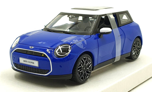 Maisto 1/24 Scale Diecast 32926 - Mini Cooer SE (J01) - Blue/White