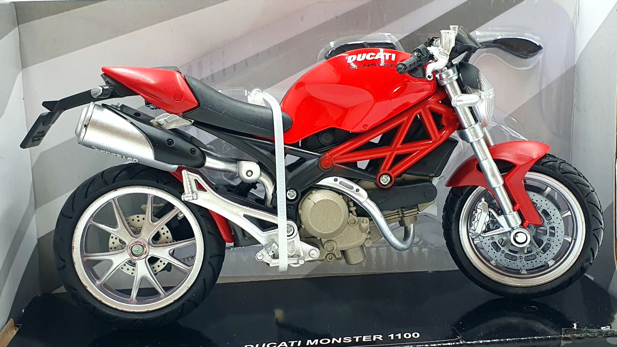 New Ray 1/12 Scale Diecast 44023A - Ducati Monster 1100 - Red