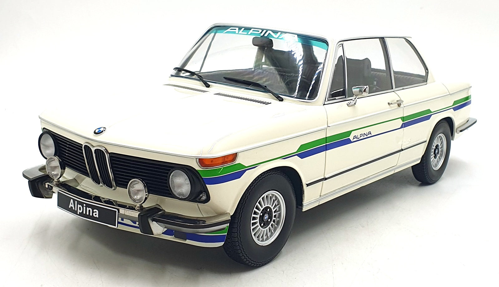 KK Scale 1/12 Scale KKDC120104 - BMW 2002 Alpina 2 Series 1974 - White