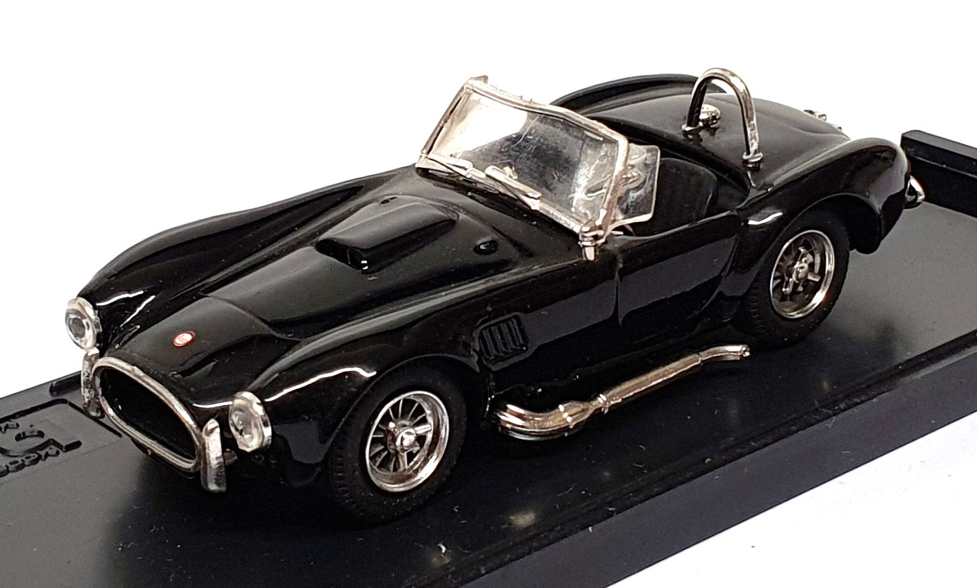 Box Model 1/43 Scale Diecast 8411 - AC Shelby Cobra Ruote In Lega - Black