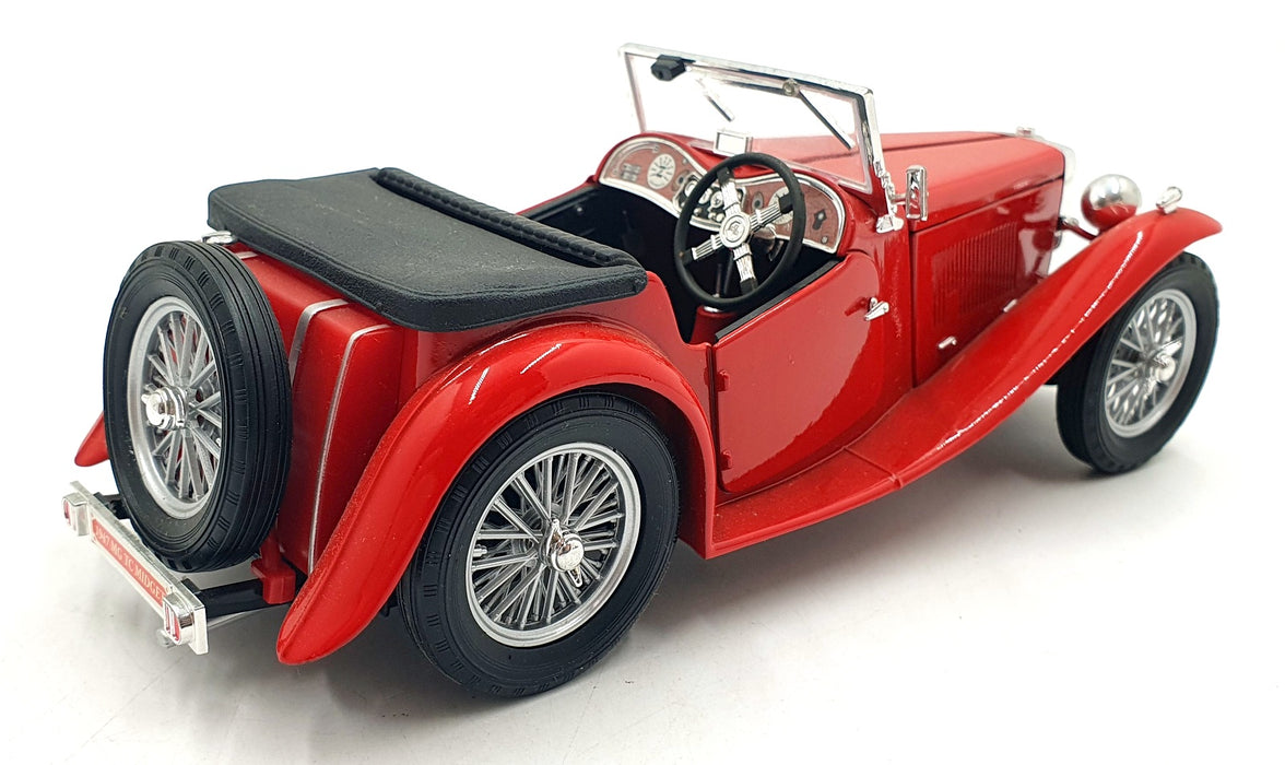 Road Signature 1/18 Scale Diecast 23426M - 1947 MG TC Midget - Red