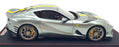 BBR 1/18 Scale P18207A - Ferrari 812 Competizione 2021 - Grigio Coburn/Yellow