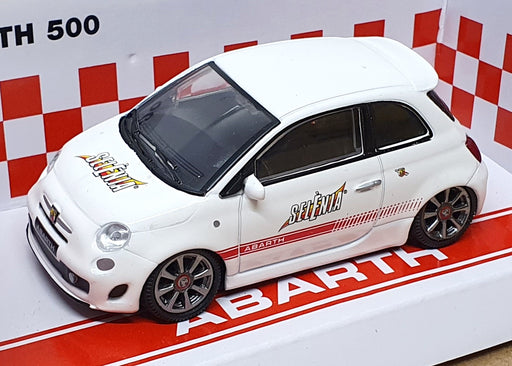 Mondo Motors 1/43 Scale Diecast 53109 - Fiat Abarth 500 - White