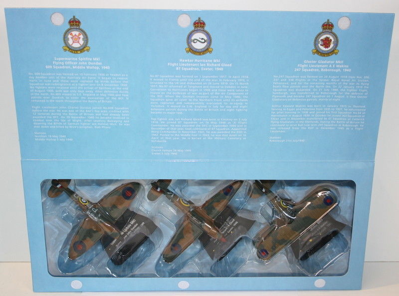 Oxford Diecast 1/72 Scale 72SET01A Battle Of Britain 70th Anniversary 3 Pce Set