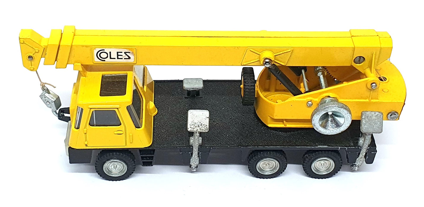 Dinky Toys 21.5cm Long Original Diecast 890 - Coles Hydra Truck 150T - Yellow