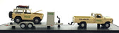 Castline M2 Machines 1/64 Scale TW21 - 1969 Ford F-100 4x4 & 1966 Bronco - Cream