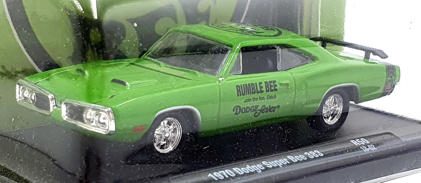 Castline M2 Machines 1/64 Scale R50 - 1970 Dodge Super Bee 383 - Green
