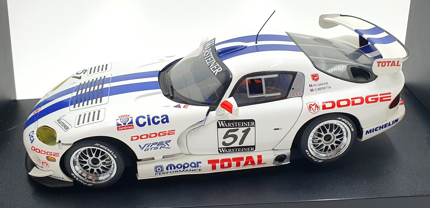 Autoart 1/18 Scale Diecast 89721 - Dodge Viper GTS-R - Sebring 1997 #51