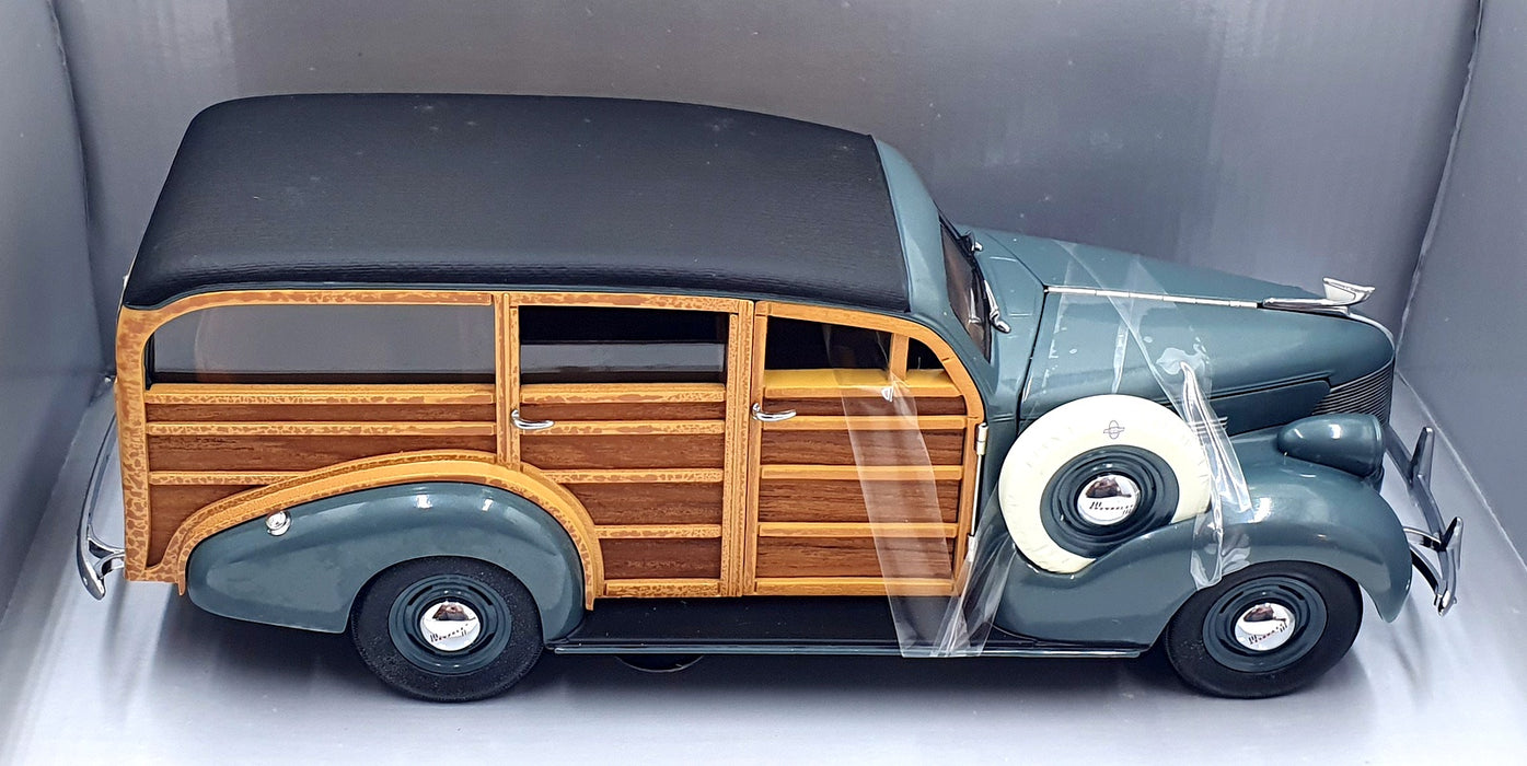 Motor City Classics 1/18 Scale Diecast 70004 - 1939 Chevy Woody Wagon Grey
