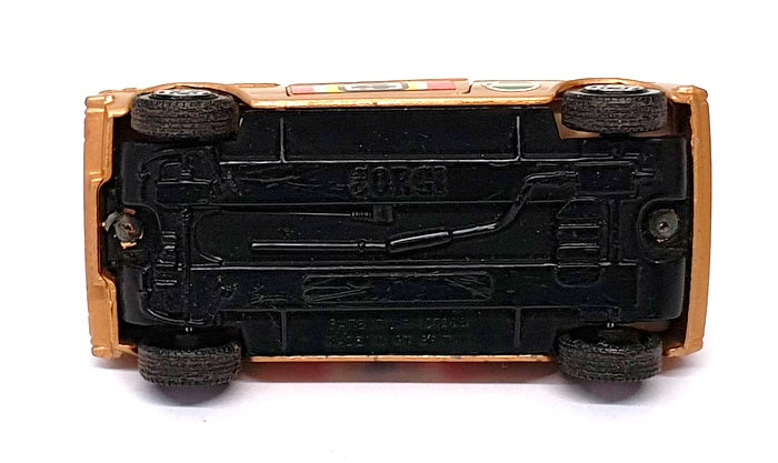 Corgi Appx 10cm Long Diecast 15425K - VW Volkswagen Polo Race Car #4 - Gold