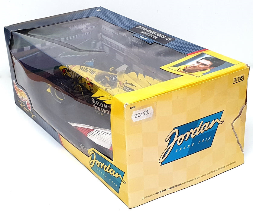 Hot Wheels 1/18 Scale 22822 - F1 Jordan 199 Launch Version Damon Hill F1