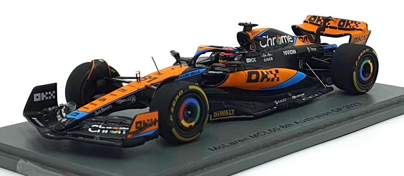 Spark 1/43 Scale S8574 - McLaren MCL60 #81 8th Australian GP 2023