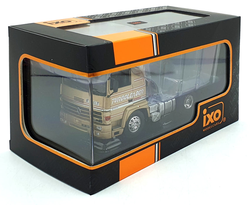Ixo Models 1/43 Scale Diecast TR225.22 1987 Renault R390 Turboleader Truck Gold