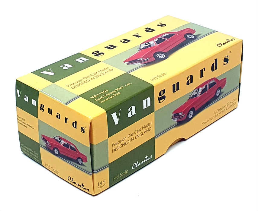 Vanguards 1/43 Scale VA11903 - Ford Cortina MkIV 1.6L - Venetian Red