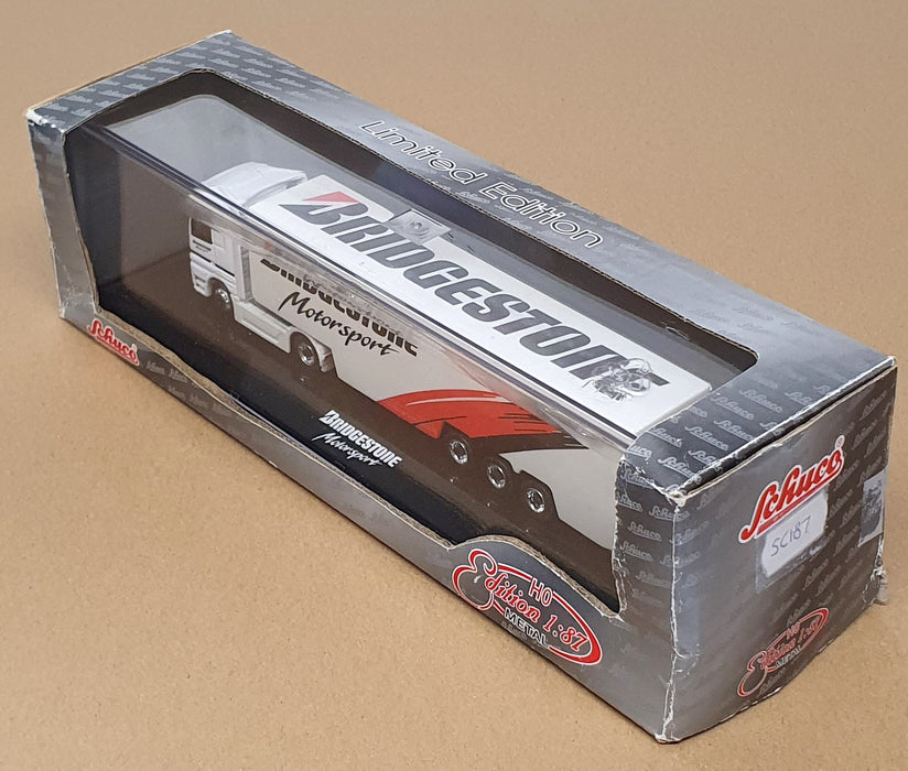 Schuco 1/87 Scale SC187 - Mercedes Benz Transporter Truck Bridgestone - White