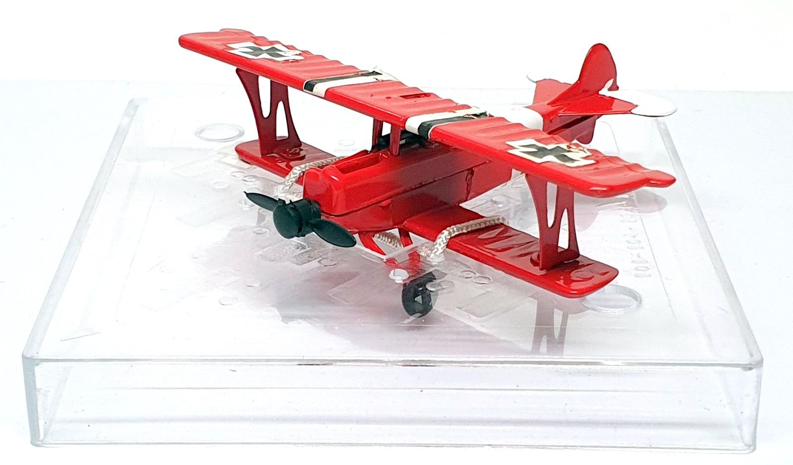 Aviones Play Me Diecast 108 - EL Fokker D-7 Scout Aircraft - Red