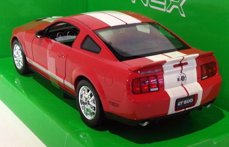 Welly 1/24 Scale Diecast 22473W - 2007 Shelby Cobra GT500 - Red