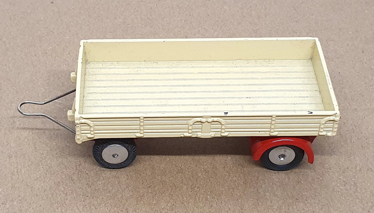 Corgi Toys 9cm Long Original Diecast 55 - Dropside Trailer - Cream/Red